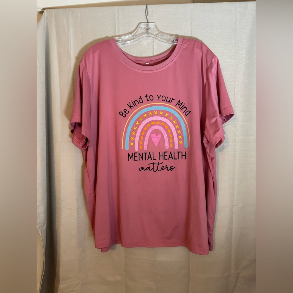 Super Soft t-shirt “Be Kind to Your Mind, mental health matters”